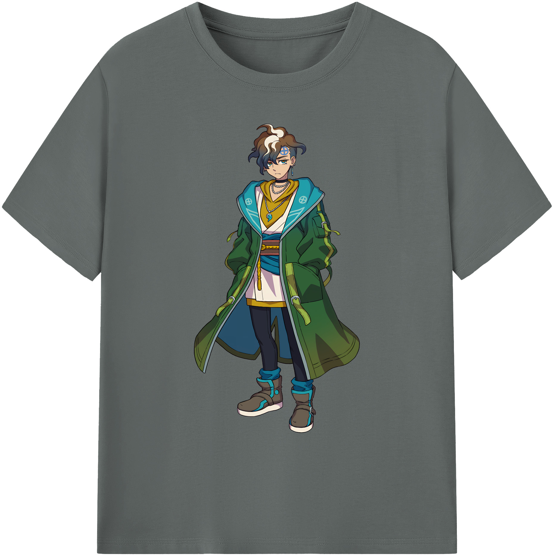 （画像用） 妖怪ウォッチ Yo-kai Watch 綿100％ メンズ半袖Tシャツ｜肌触りやわらか＆通気性